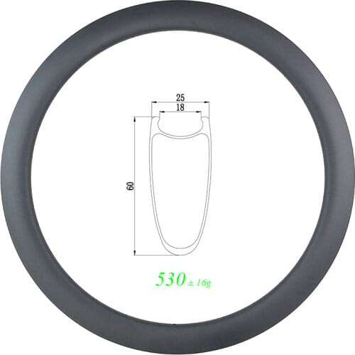 700c 60mm clincher 60C road disc carbon rim 26mm U shape 3K 12K UD matt glossy 20H 24H 28H 32H external or internal nipple holes