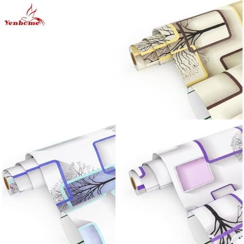 Abstract Geometric Wallpaper Grid Self Adhesive Easy Peel And Stick Contact Paper For Wall Renovation Furniture Stickers Film