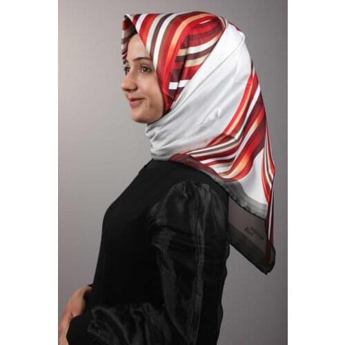 ARMİNE PATTERNED TWİLL SCARF 1005P - RENK-13