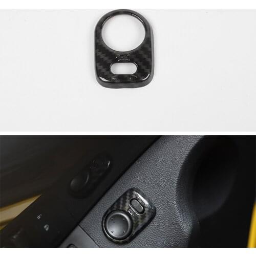 New ABS Car Trim For Chevrolet Camaro 2010-2015 LHD Electric Rearview Mirror Adjust Switch Cover Sticker Styling Auto Moldings