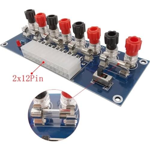 1Piece XH-M229 Desktop Chassis Power Supply ATX Transfer Board 24Pin Power Supply Module Output Terminal Module