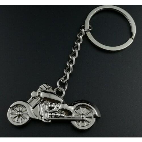 10PCS Zinc Alloy Motorcycle Keychain Charm Car Key Ring Holder Metal Keyfobs For Key Bag Keyring Creative Jewelry Gift J016
