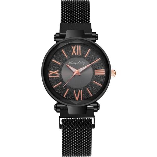 Fashion Women Watches Luxury Magnet Buckle Flower Rhinestone Watch Ladies Quartz Wrist Watch Bracelet Set Reloj Mujer Wristwatch