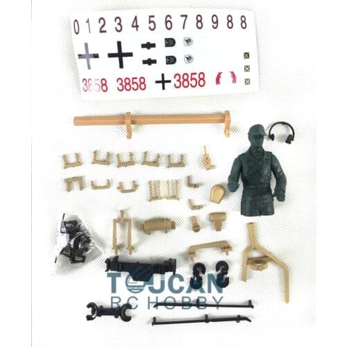 HengLong 1/16 Scale German IV F RC Tank 3858 Plastic Decoration Parts Bag TH00282