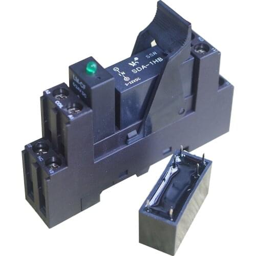 Subminiature Relay Normally Open Welded Type Solid State Relay SDA-1Hb SSR Switch With Indicator Sign Light