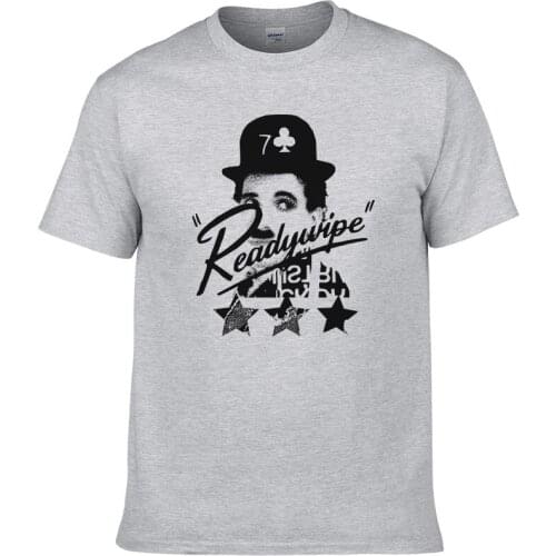 Humor Master Chaplin T Shirt Men 2021 Retro Short Sleeve Graphic T-Shirt Vintage Tees