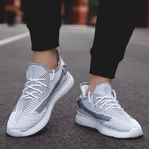 Spring new Men Shoes casual Sneakers Mens Running Shoes Wear-Resistant Comfortable and breathable mesh professional shoes