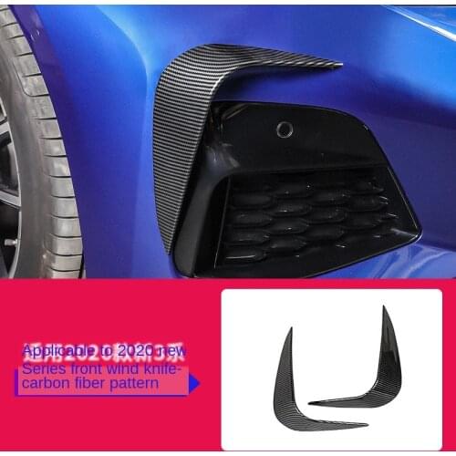 NEW-for BMW 3 Series G20 2020 Front Fog Light Lamp Decoration Cover Trim Frame Sticker Exterior Accessories