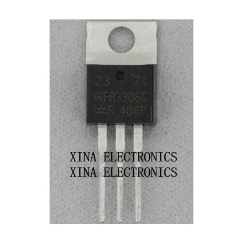 IRFB3306GPBF IRFB3306G FB3306G IRFB3306 60V 120A TO-220 ROHS ORIGINAL 10PCS/lot Free Shipping Electronics composition kit