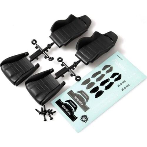 AXIAL. Seats Bucket 1/10 AXIAL Corbeau LG1 Black (Seat Black) AX80090. Used spare Axial Wraith