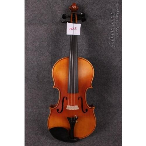 Flame Maple Acoustic Violin 4/4 Powerful Sound Spruce Top Fine Hand made #1025