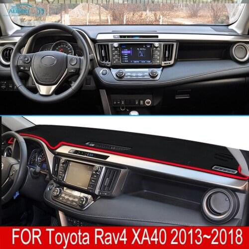 For Toyota Rav4 XA40 2013~2018 Anti-Slip Mat Dashboard Dash Cover Pad Sunshade Dashmat Accessories 2014 2015 2016 2017