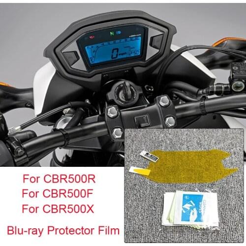 For Honda CBR500R CB500F CB500X Motorcycle Speedometer Cluster Scratch Protection Film Screen Protector TPU film Clear