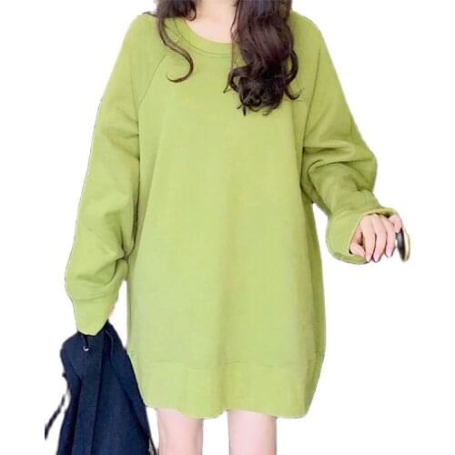 Korean Fashion O Neck Sweatshirts Women Streetwear Spring Harajuku Vintage Long Sweatshirt Pullover Gothic Clothing Sexy Female