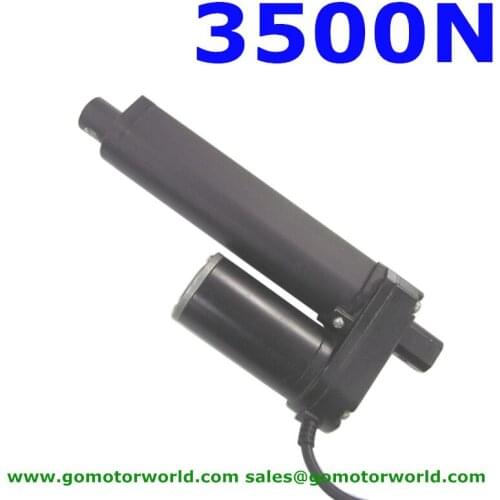 Waterproof 12V 24V 1000mm adjustable stroke 3500N 770LBS load 170mm/s speed telescoping linear actuator