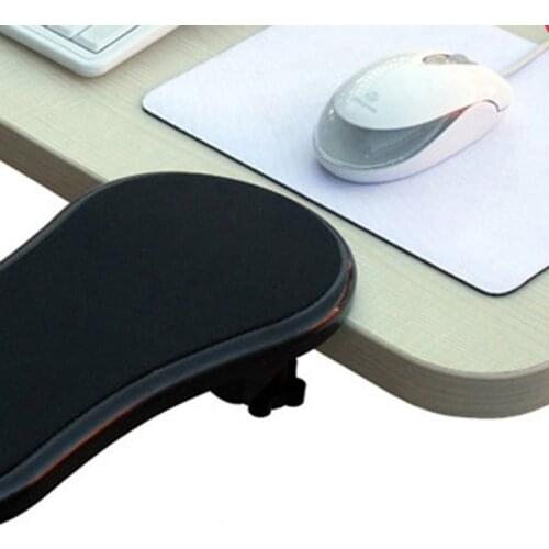 R58A Rotating Computer Arm Rest Pad Ergonomic Adjustable PC Wrist Rest Extender Desk Hand Bracket Home Office Mouse Pad Health