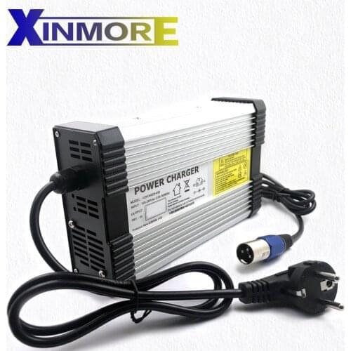 XINMORE 29.2V 14A 13A 12A Lifepo4 lithium Battery Charger for 24V 8S Power Polymer Scooter Ebike CE FCC