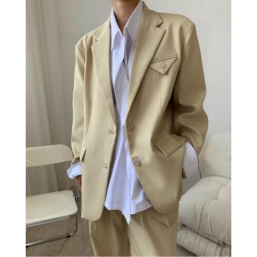 Woman long cotton costume material jacket from set