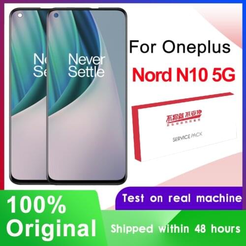 100% Tested 6.49'' IPS LCD For OnePlus Nord N10 5G LCD Display Touch Screen Digitizer Assembly For OnePlus Nord N10 BE2029 Model