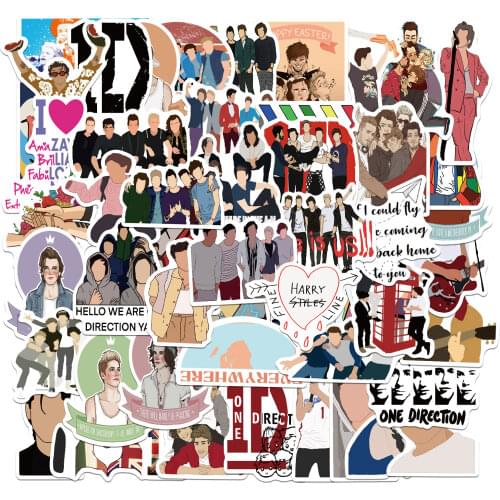 10/50/100PCS Band characters Stickers Music Singer Band Waterproof Sticker Decals for Suitcase Guitar Skateboard Helmet Kids Toy