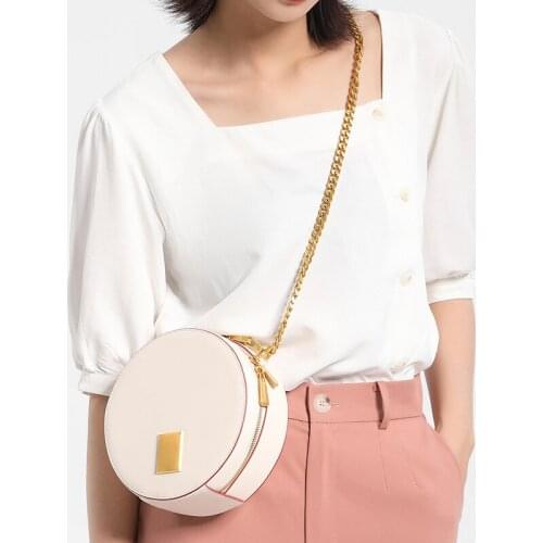 OUSSON 2021 New Design Casual Circular Bag Fashion Exquisite Crossbody Small Barrel-Shaped Bag For Woman