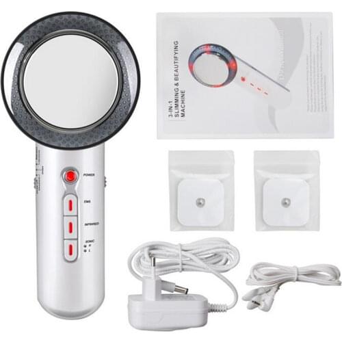 3in1 EMS Ultrasound Cavitation Device Electric Body Slimming Massager Fat Burner Infrared Therapy Ultrasonic Cavitation Machine