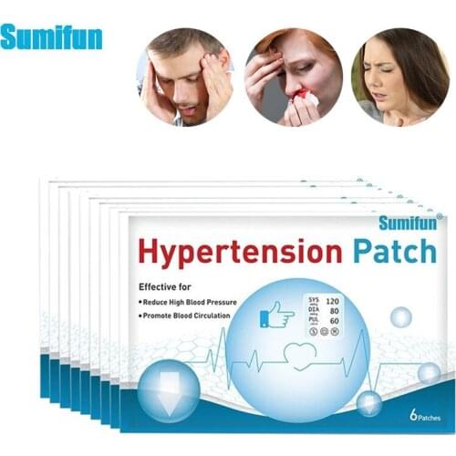 Sumifun 42Pcs Hypertension Patch For Reduce Control High Blood Pressure Herbal Lower Blood Sugar Maintain Blood Glucose Balance