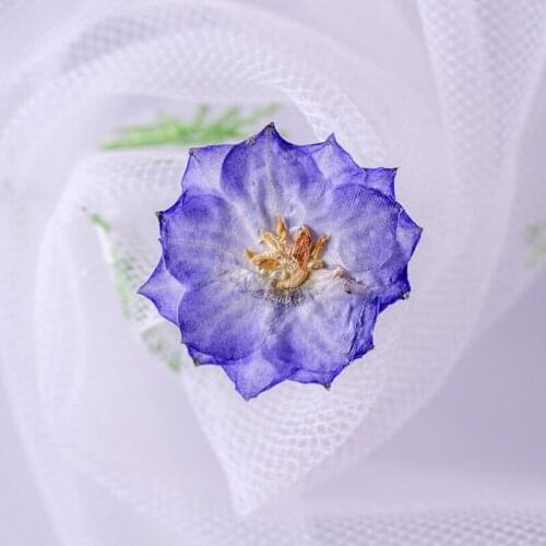 60pcs Pressed Dried Flower Campanula medium L Plants Herbarium For Epoxy Jewelry Bookmark Phone Case Makeup Nail Art Craft DIY