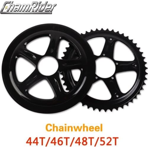 Bafang Mid Motor Chain Wheel BBS01 BBS02 BBS03 Electric Bicycle Chain Guard BBS01B BBS02B Replacement 44T 46T 48T 52T Teeth