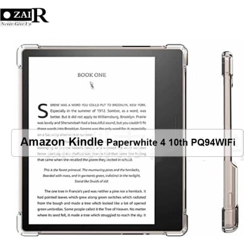 TPU Case For Amazon Kindle Paperwhite 4 Silicone Case Soft Transparent Back Cover for New Kindle Paperwhite 10th PQ94WIF 2018
