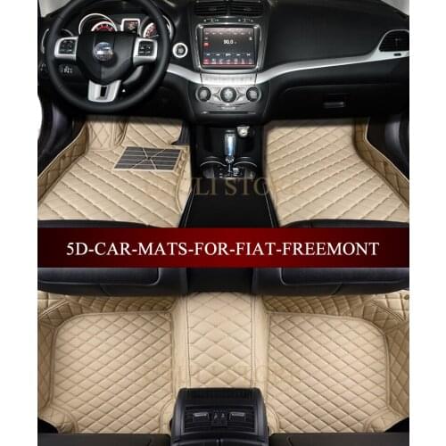 Leather Car floor mats for FIAT Freemont custom fit car carpets foot mats liners