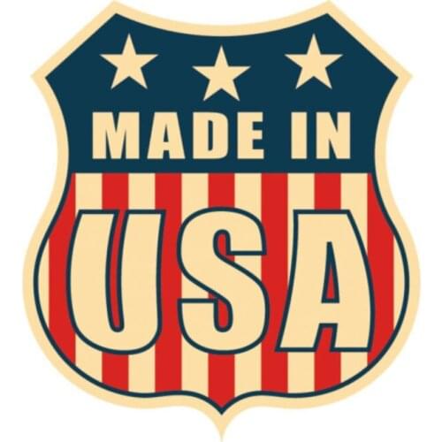 Creative Made In USA Decal Flag Car Sticker Car Cover Scratches Waterproof Car Window Body Decorative Stickers Accessories
