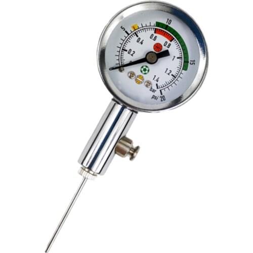 Air Pressure Gauge Ball Meter Basketball Football Volleyball Stainless Steel Barometer Tools