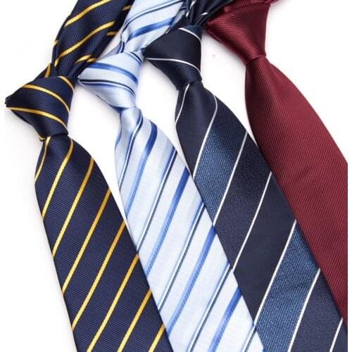 Mens Striped Tie Business Skinny Ties for Men Fashion Corbatas Gravata Jacquard BowTie Wedding Dress Shirt Accessories Neckties