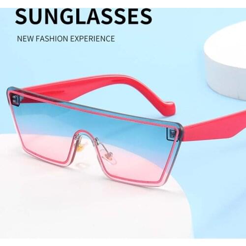2021 New Fashion One Piece Mens and Womens Sunglasses Sunglasses Cat Eye Sunglasses
