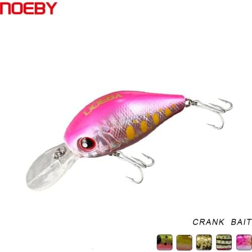 NOEBY Fishing Lure 45mm 8g Crank Mini Hard Artificial Bait Wobbler Swimbait with 3D Simulated Eyes NBL9190
