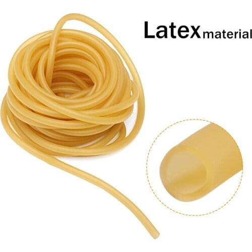 3M Rubber Band Natural Latex Rubber Band Rubber Hose for Slingshot Catapult Surgical Tube Elastic Parts 6x9mm Home Improvement