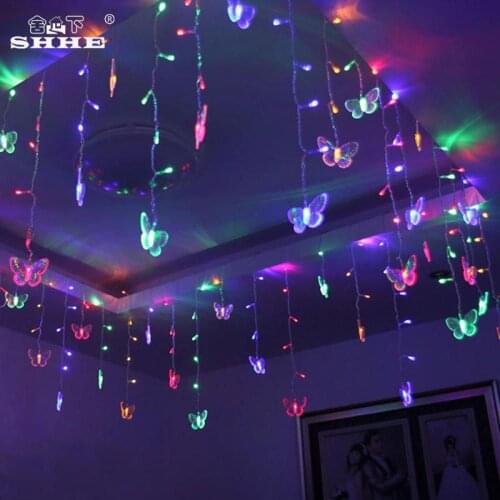 SHHE LED Garland Curtains