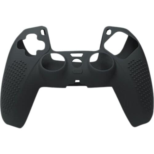Silicone Protective Sleeve Is for PS5 Handle Silicone Anti-Sweat and Dust-Proof with Non-Slip Particles
