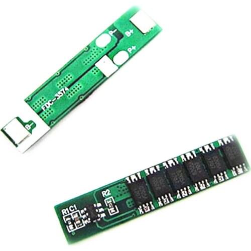 1S 15A 3.7V Battery Protection Board 18650 Lithium Li-ion BMS PCM PCB 6MOS 1 Cell ion li Over Charge Discharge Protect Module