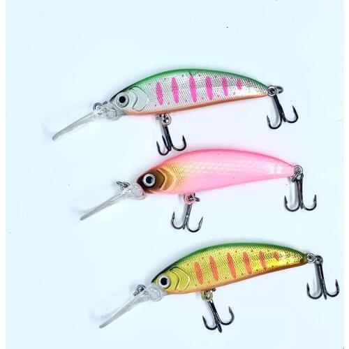 2021 Sukari 50SS Minnow 50mm 5g sinking Fishing Lure diving depth 0.8-1.5m Wobbler Pesca Bass Pike Fishing Tackle 2021