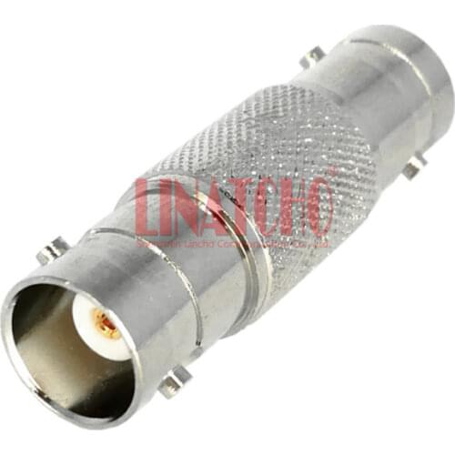 50ohm RF Brass Straight BNC Female to BNC Female Jack CCTV Cable Extension Connector Adapter
