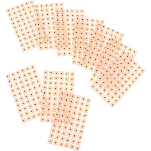 600pcs/10sheets Relaxation Ears Stickers Therapy Needle Patch Auricular Auriculotherapy Vaccaria Ear Massage Care Sticker