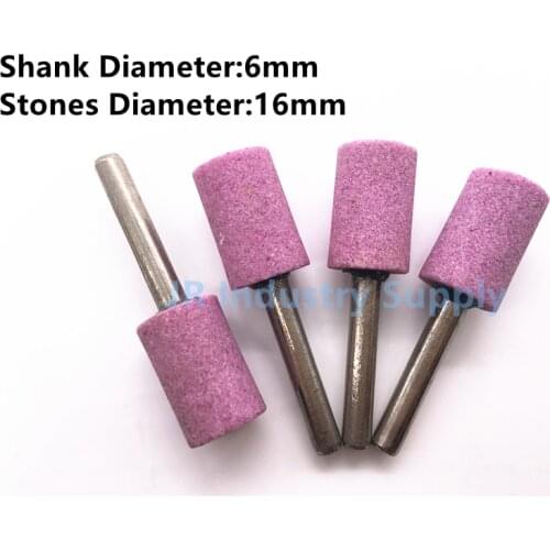 10pcs 6*16mm Abrasive Mounted Stone For Dremel Rotary tools Grinding Stone Wheel Head dremel accessories