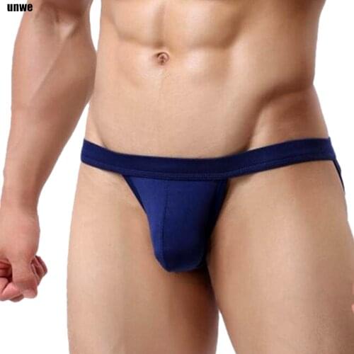 Brand Male Underwear Bulges Knickers Triangular Underwear EU Man Solid Underpants Plus Size Modal Cotton Slip Male Panties