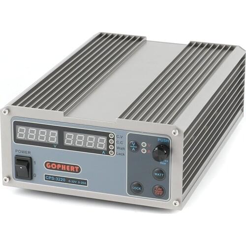 CPS-3220 Compact Digital Adjustable DC Power Supply Switching Laboratory Power Supply 32V 20A 30V 10A 5A 640W 110V 220V