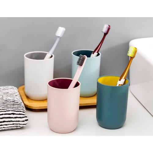 Travel Cup Eco-friendly PP Material Water Cups Toothbrush Holder Washing Mug