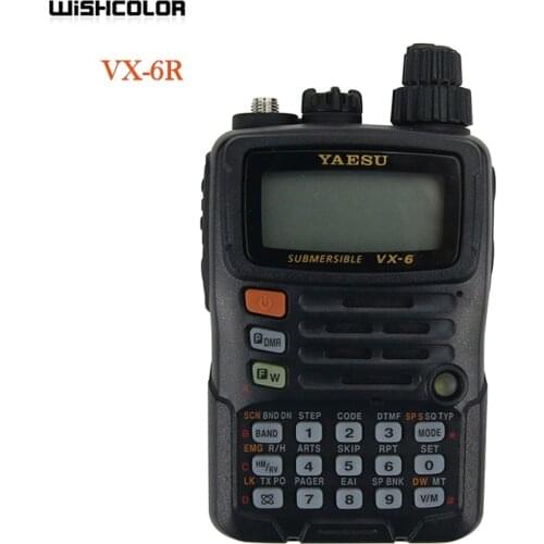 For YAESU VX-6R Dual Band Transceiver UHF VHF Radio IPX7 Mobile Walkie Talkie For Driving Outdoors New Arrival