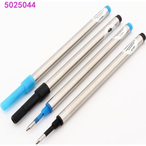 Jinhao 2pcs Spiral Black Blue Ink Refills Medium Nib Rollerball Pen School student office stationery Supplies