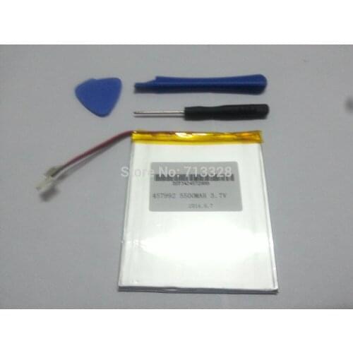 3.7V 5500mAH Li-ion( Polymer lithiumion) battery for 7 8 or 9 inch tablet PC D70pro II 4.5*79*92mm